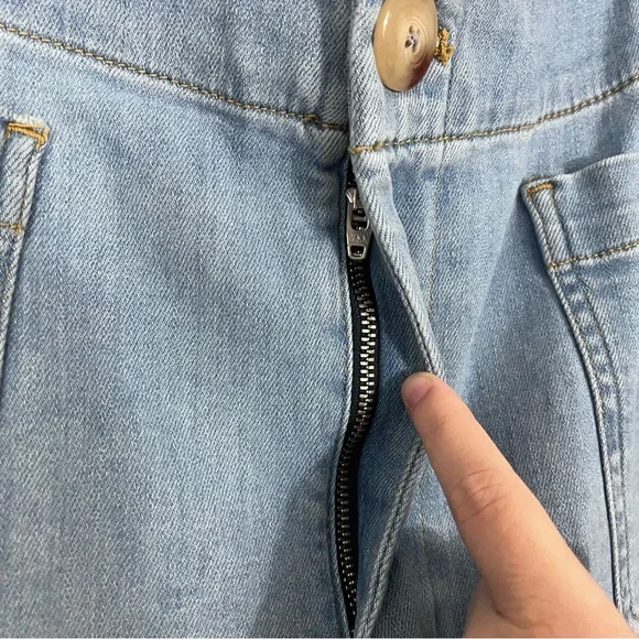 NWT Anthropologie 20W The Colette Crop High-Rise Wide-Leg Jeans by Maeve - Picture 8 of 16